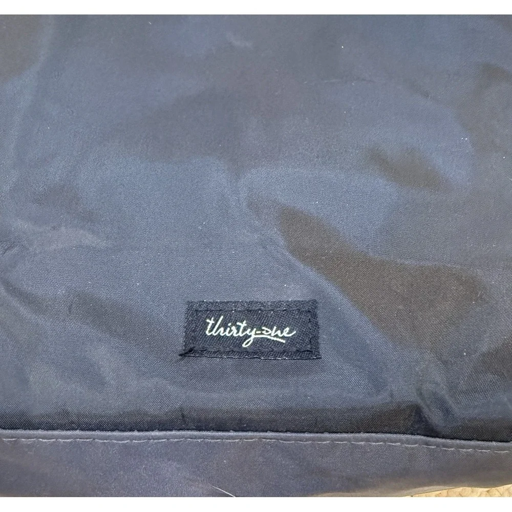 Thirty-One Fold Over Lunch Bag Black 31 Gives‎ Travel Insulated NWT
